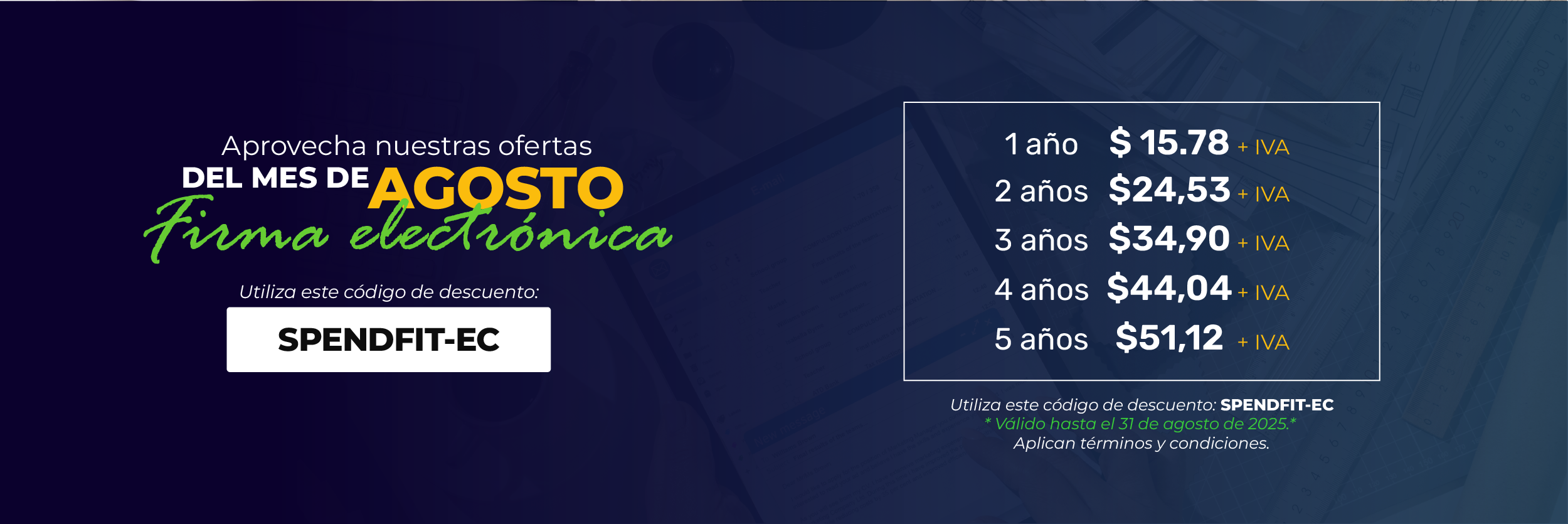 Oferta agosto